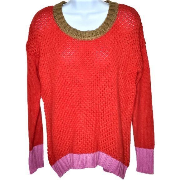 Urban Outfitters Coincidence & Chance Color Block Sweater Size Small - Picture 2 of 7